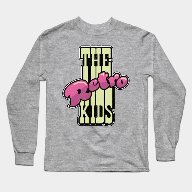 Thecv Retro Kids Long Sleeve T-Shirt by BOEC Gear